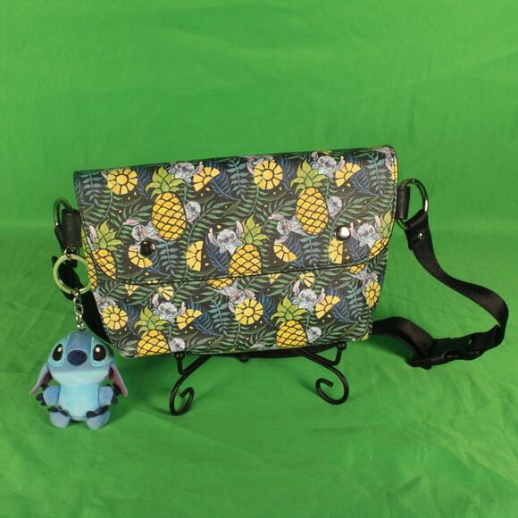 Loungefly Handbags - Loungefly Stitch Pineapples Fanny Pack – OG Heart Logo – NWT